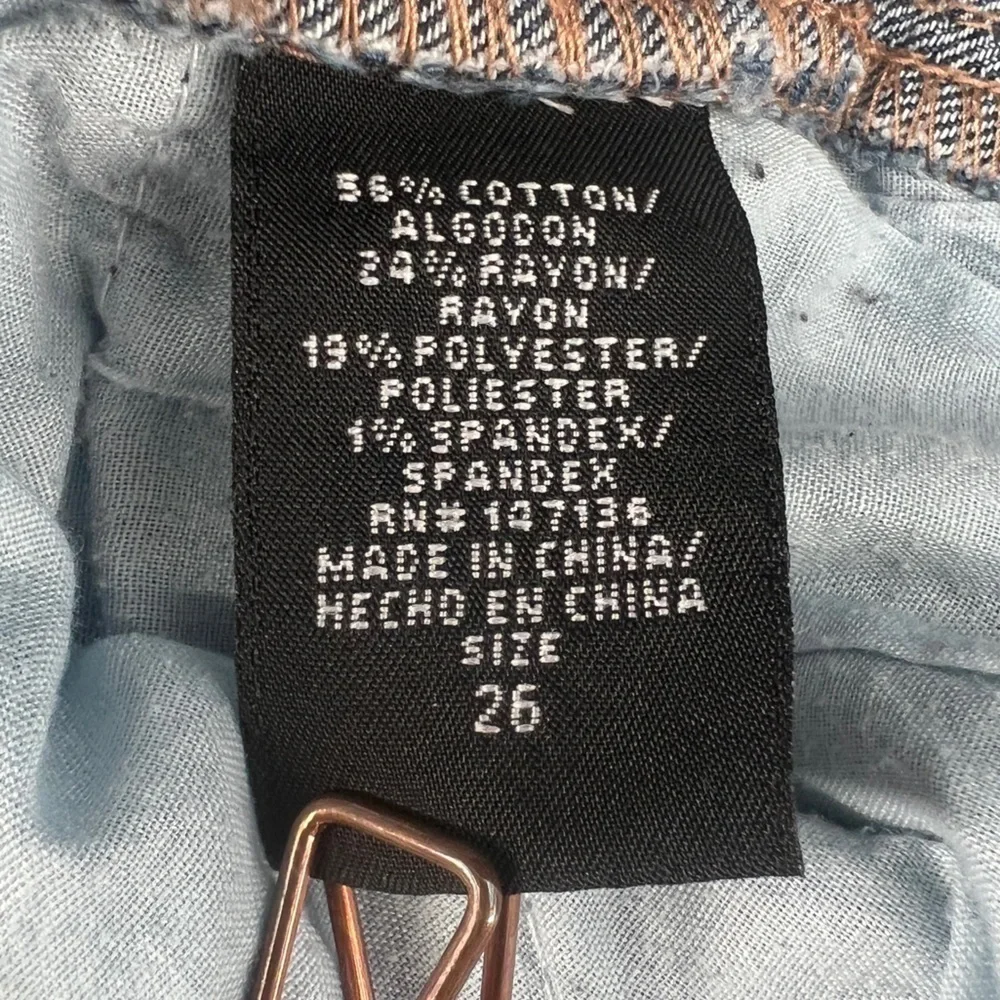 1822 Denim Distressed Skinny Jeans Size 26 Women’s
